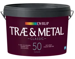 Dyrup Træ- & Metalmaling*Classic Træ & Metal 50 2,25 liter Hvid