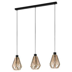 Eglo Loftlamper*Adwickle langbordspendel natur/sort L87 x H110 cm