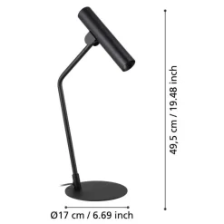 Eglo Bordlamper*Almudaina bordlampe LED Sort