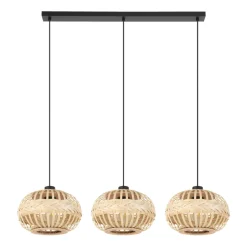 Eglo Loftlamper*Amsfield langbordspendel natur L96 x H110 cm