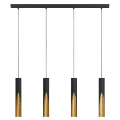 Eglo Loftlamper*Barbotto langbordspendel L92,5 x H110 cm Sort/guld