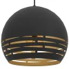 Eglo Loftlamper*Camastra pendel Ø22,5 cm sort/guld
