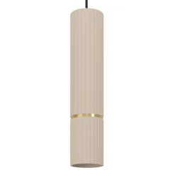 Eglo Loftlamper*Caminia pendel Ø6 cm Sand/børstet messinglook