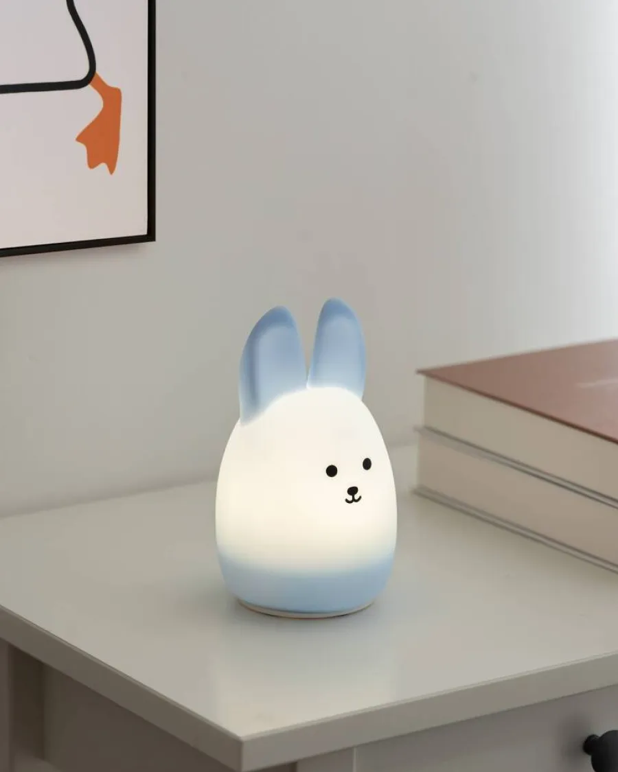Eglo Bordlamper*Castellino bordlampe kanin genopladelig Pastel lyseblå