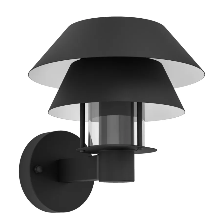 Eglo Udendørslamper*Chiappera væglampe Ø22 cm Sort/hvid