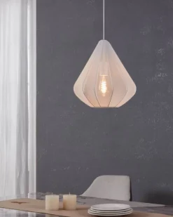 Eglo Loftlamper*Dolwen pendel Ø33,5 cm Hvid