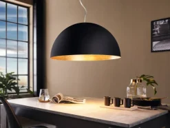 Eglo Loftlamper*Gaetano 1 pendel Ø38 cm Ø38 cm Sort/guld