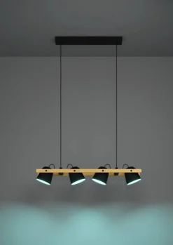 Eglo Loftlamper*Hornwood-Z langbordspendel Sort/brun