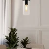 Eglo Loftlamper*Montefino pendel sort/klar Ø11 cm
