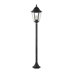 Eglo Udendørslamper*Navedo standerlampe sort/sølv 120 cm Sort og sølv