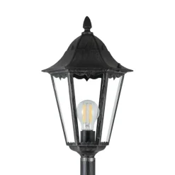 Eglo Udendørslamper*Navedo standerlampe sort/sølv 120 cm Sort og sølv