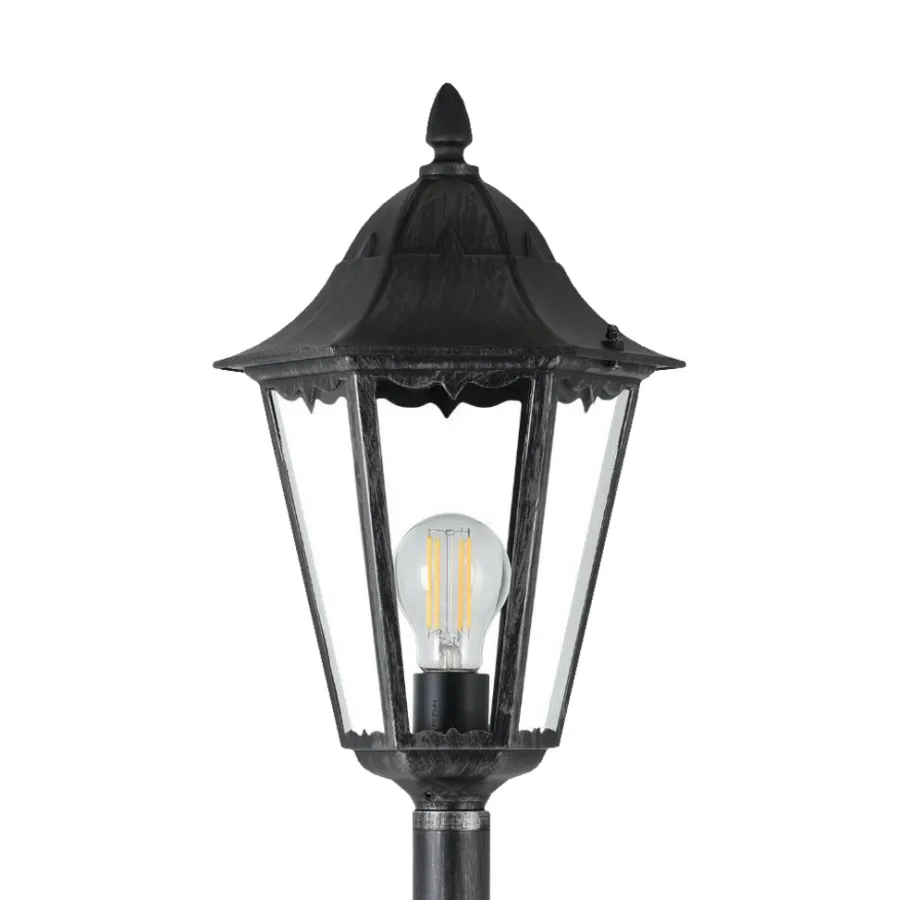 Eglo Udendørslamper*Navedo standerlampe sort/sølv 120 cm Sort og sølv