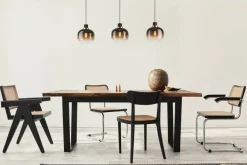 Eglo Loftlamper*Oilella langbordspendel sort/messingfinish