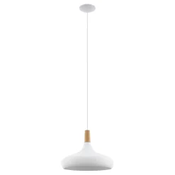 Eglo Loftlamper*Sabinar pendel Ø40 cm Hvid/brun