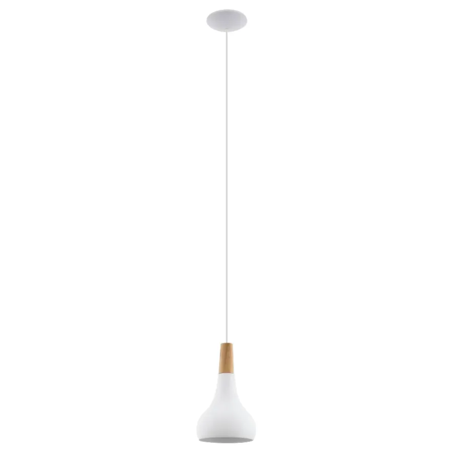 Eglo Loftlamper*Sabinar pendel Ø18 cm Hvid/brun