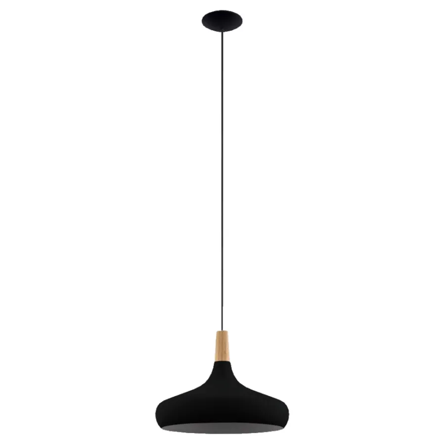 Eglo Loftlamper*Sabinar pendel Ø40 cm Sort/brun