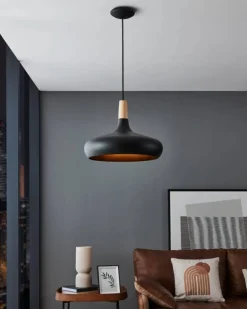Eglo Loftlamper*Sabinar pendel Ø40 cm Sort/brun