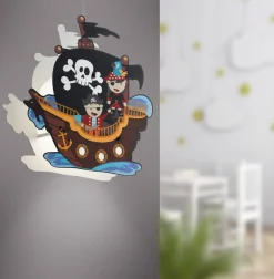 Eglo Loftlamper*San Carlo pendel piratskib Hvid/farverig