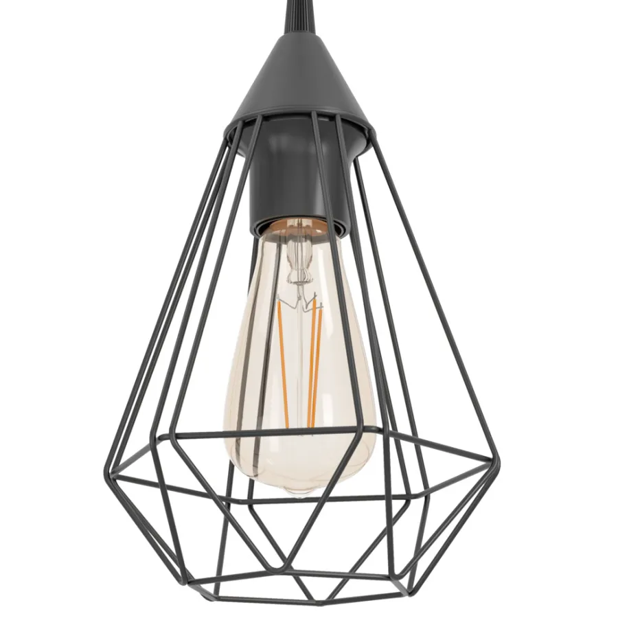 Eglo Loftlamper*Tarbes langbordspendel sort 79 cm