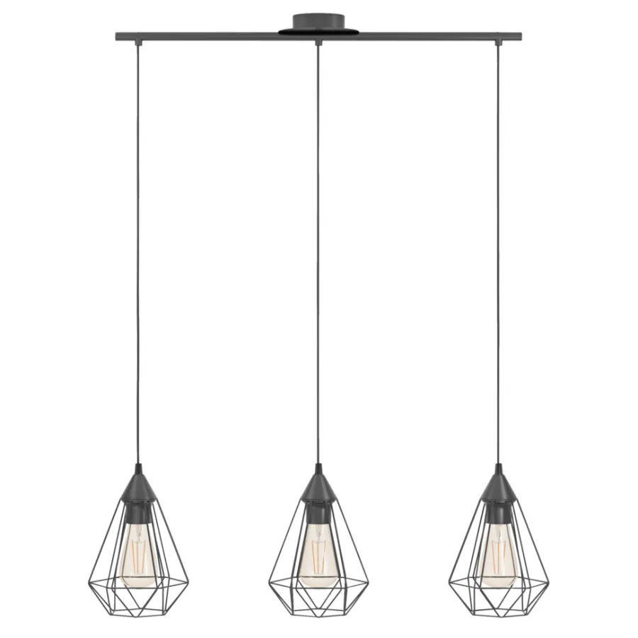Eglo Loftlamper*Tarbes langbordspendel sort 79 cm