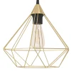 Eglo Loftlamper*Tarbes pendel børstet messingfinish Ø32,5 cm