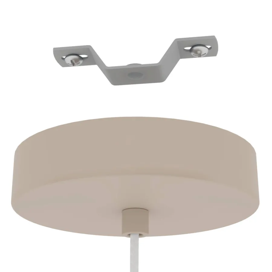 Eglo Loftlamper*Terrarosa pendel sand/hvid Ø24 cm