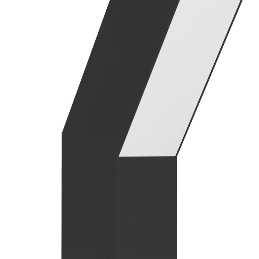 Eglo Udendørslamper*Ugento standerlampe sort/hvid 36 cm