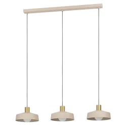 Eglo Loftlamper*Valdiola langbordspendel sand/messingfinish 93 cm