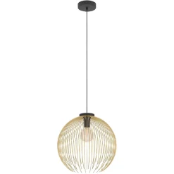 Eglo Loftlamper*Venezuela pendel guld Ø40 cm Sort/guld