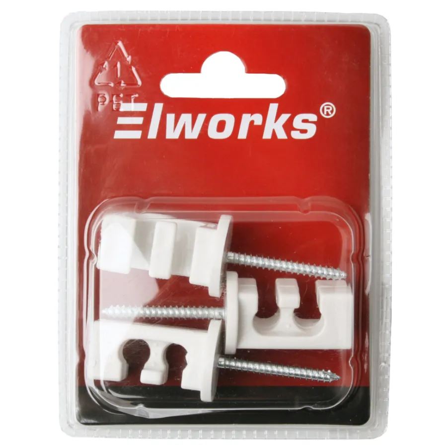 Elworks Elophæng & -Fastgørelse*Elophæng til loftslamper 3-pk. - Hvid