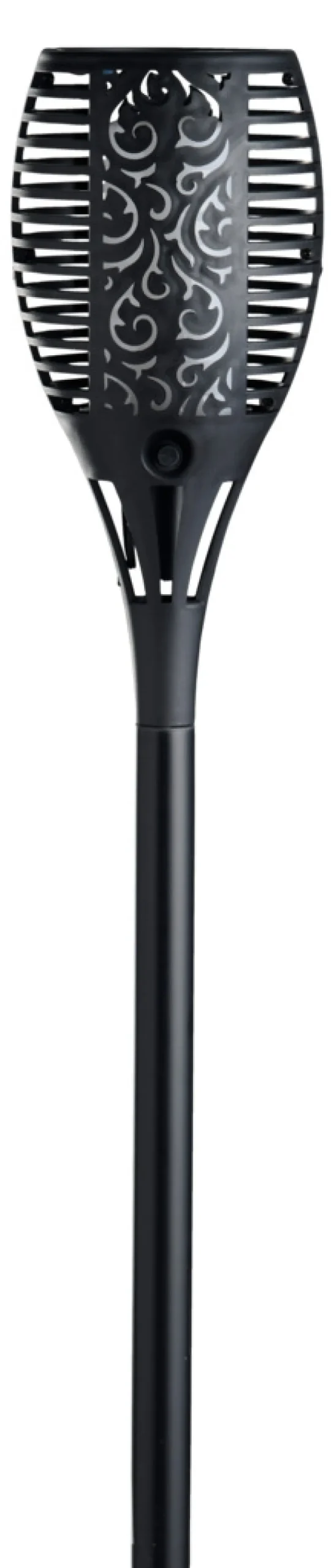 Garden® Sæsonafslutning|Solcellelamper*Fakkel med solceller Ø12 x H78 cm - Sort