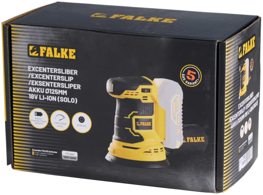 Falke® Polere- & Slibemaskiner*akku excentersliber 125 mm