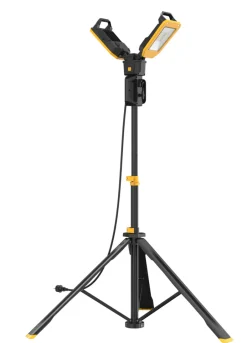 Falke® Arbejdslamper*arbejdslampe på teleskopstativ 2 x 40 W