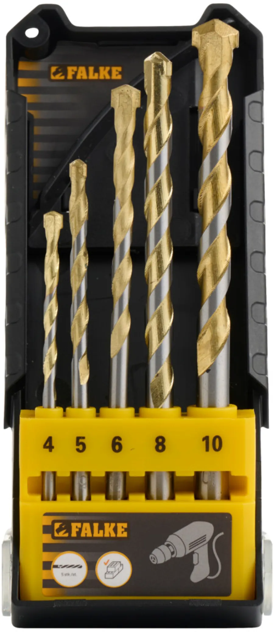 Falke® Bor & Bits*Cordless murborsæt 5 dele
