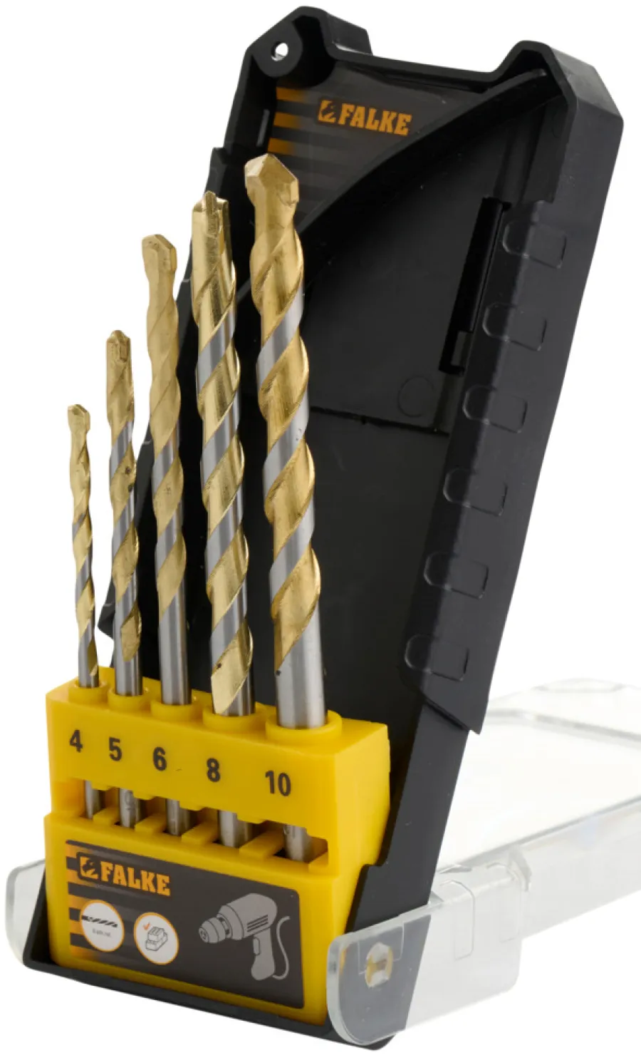 Falke® Bor & Bits*Cordless murborsæt 5 dele