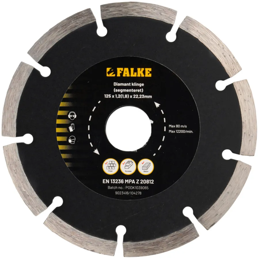 Falke® Skæreskiver*diamantklinge Ø125 mm