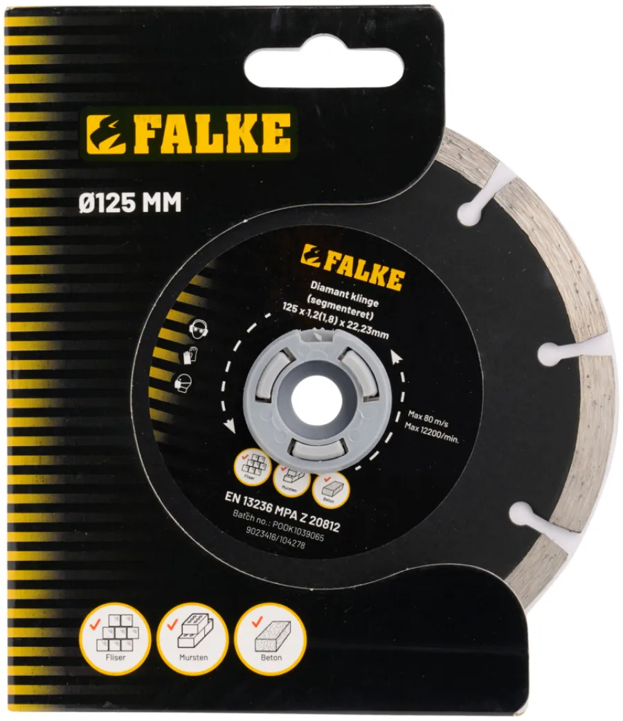 Falke® Skæreskiver*diamantklinge Ø125 mm