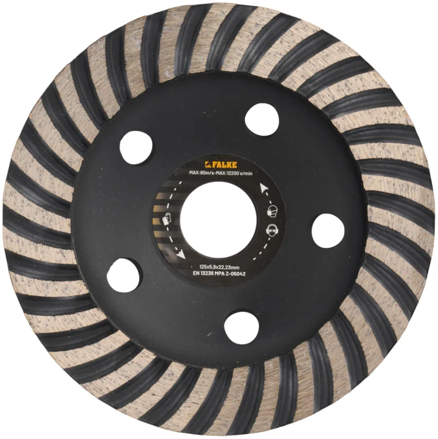 Falke® Skæreskiver*diamant slibeskive Ø125 mm t/sten og beton