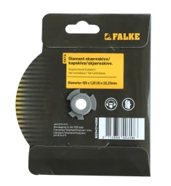 Falke® Skæreskiver*diamant turboklinge Ø125 mm