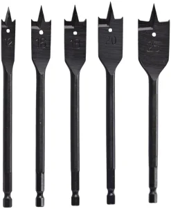 Falke® Bor & Bits*fladborssæt til træ 5 stk.