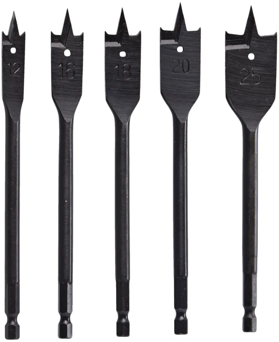 Falke® Bor & Bits*fladborssæt til træ 5 stk.