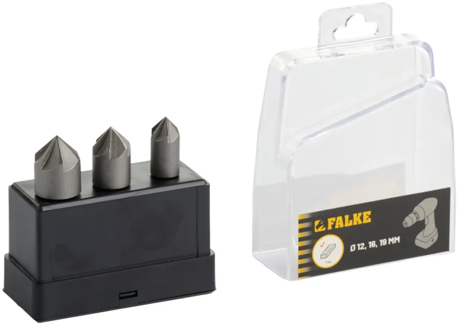 Falke® Bor & Bits*forsænkningsborssæt 3 stk.