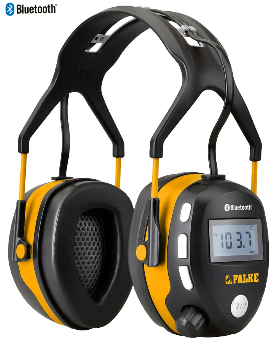 Falke® Sikkerhedsudstyr*høreværn m/radio og Bluetooth