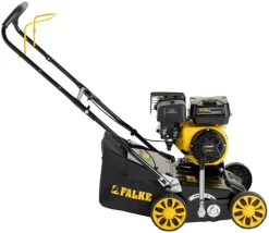 Falke® Vertikalskærere*2-i-1 benzindrevet plænelufter m/opsamler 212 cc