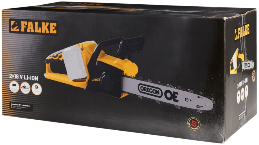 Falke® Motorsave & Kæder*kædesav akku 2 x 18 V Li-Ion
