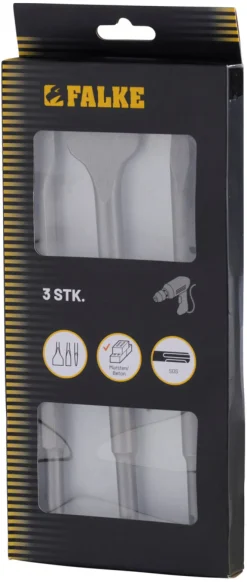 Falke® Bor & Bits*mejselsæt SDS 3 dele