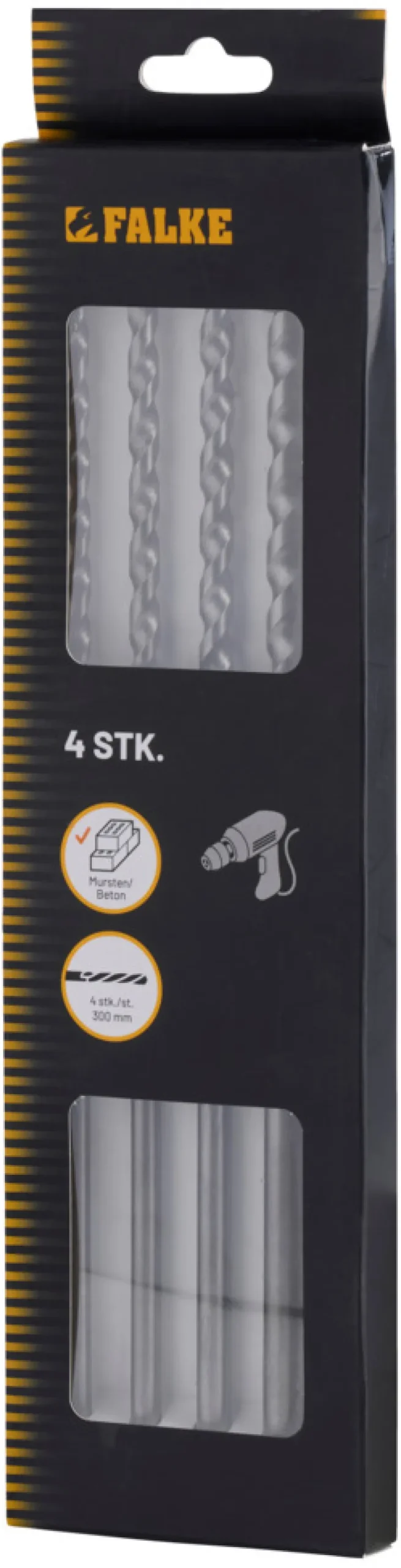 Falke® Bor & Bits*murborsæt 4 dele