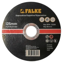 Falke® Skæreskiver*skæreskive Ø125 mm til metal