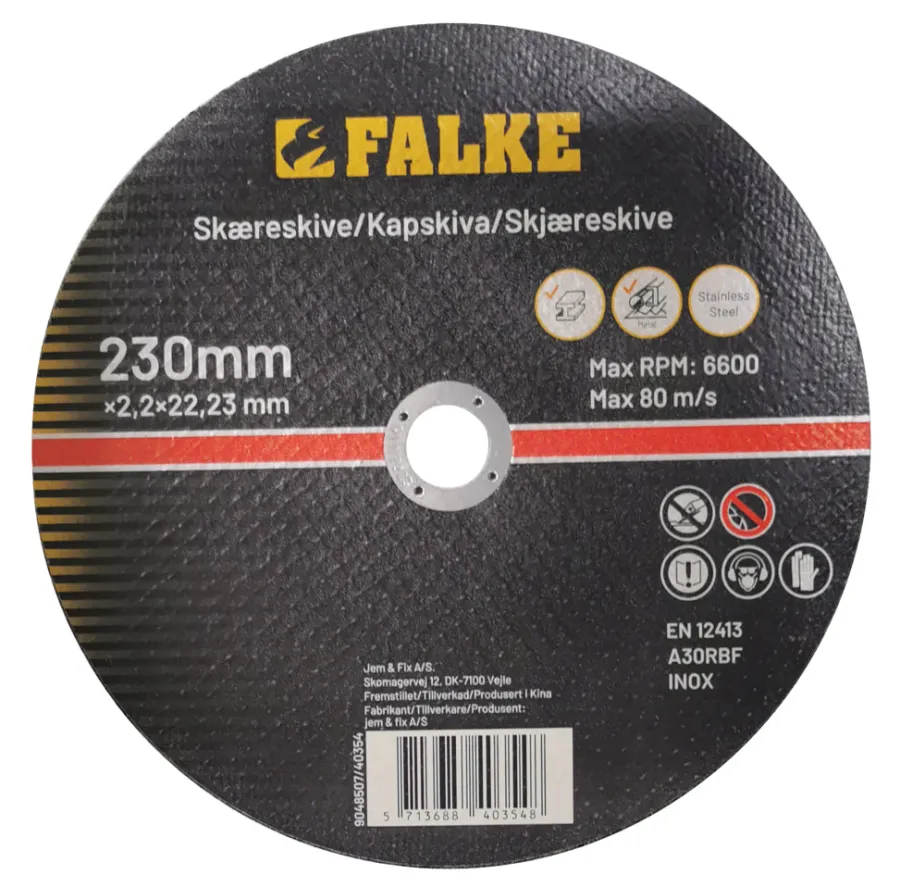 Falke® Skæreskiver*skæreskive til metal - 230 mm