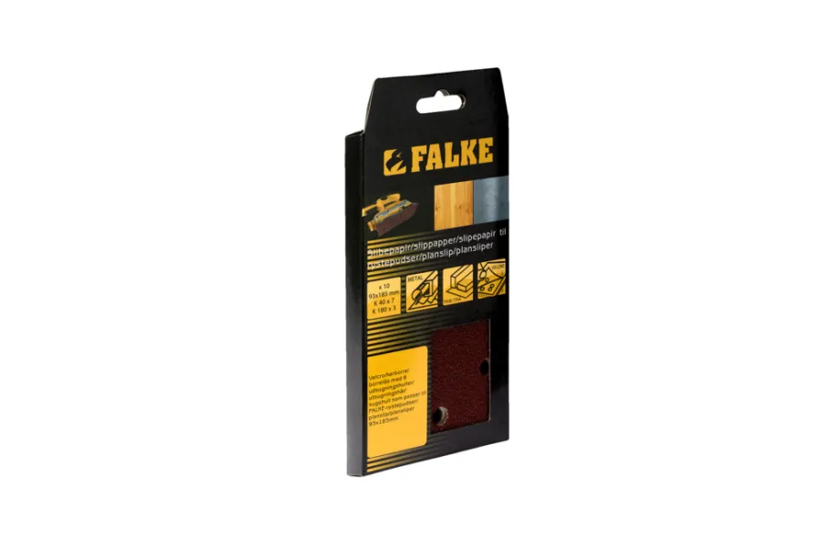 Falke® Sand- & Slibepapir*slibepapir 185 x 93 mm til rystepudser